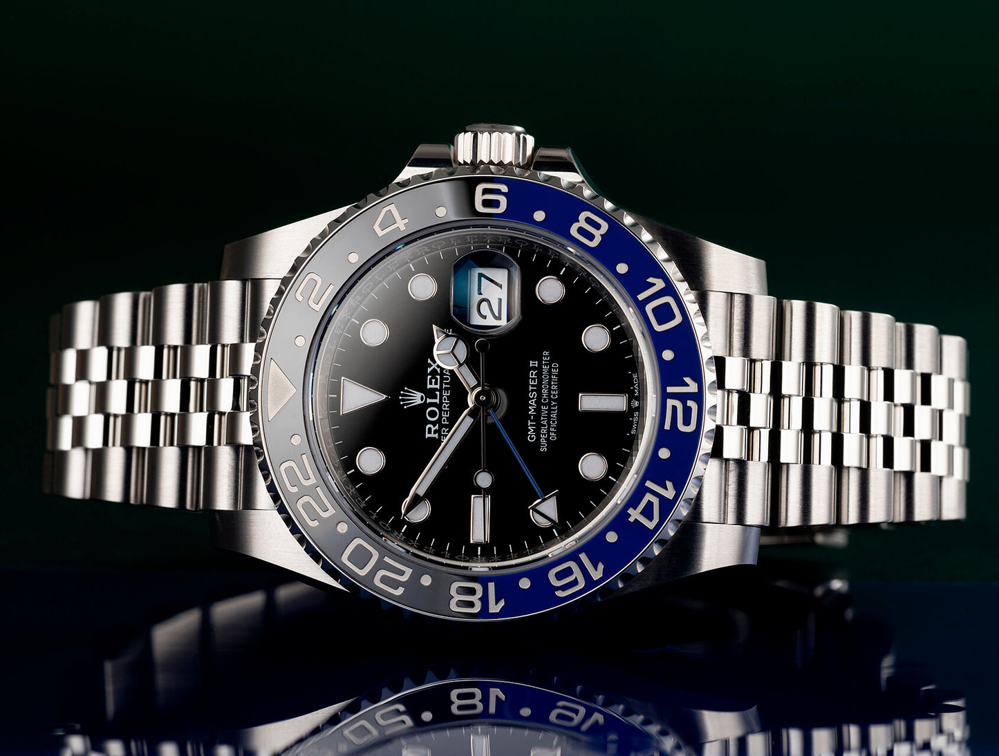 Rolex GMT-Master II Batman Jubilee Men’s Watch 126710BLNR-0002