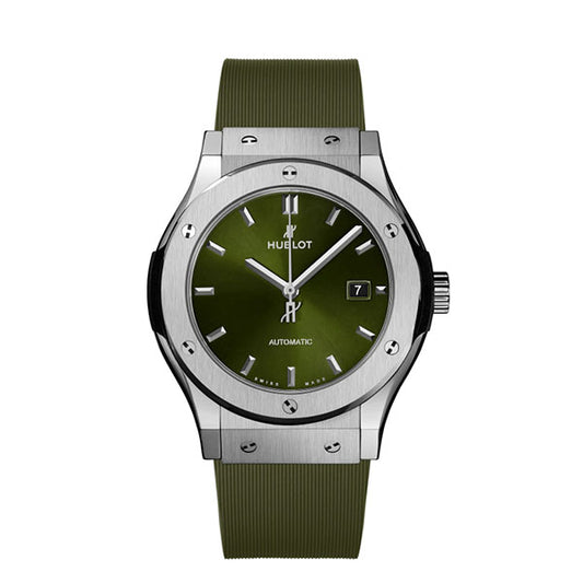 Hublot Classic Fusion Titanium Green Ref# 542.NX.8970.RX
