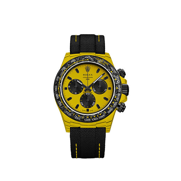 ROLEX Diw Daytona carbon bumblebee 40mm quartz fiber