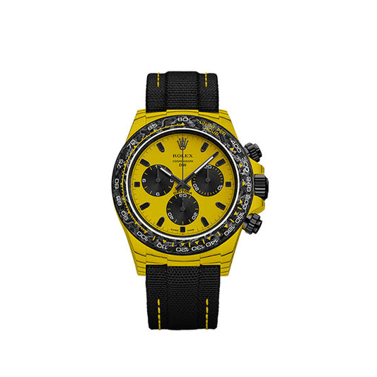 ROLEX Diw Daytona carbon bumblebee 40mm quartz fiber