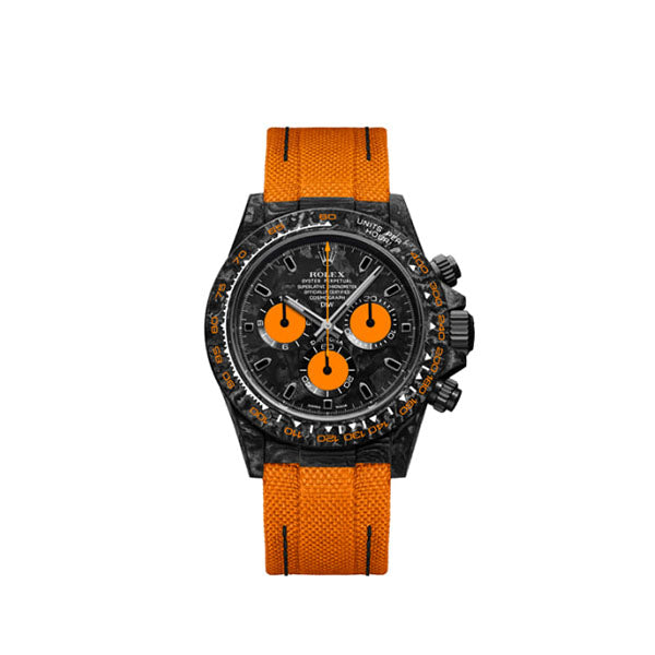 ROLEX Diw Daytona carbon orange edition 40mm oyster black