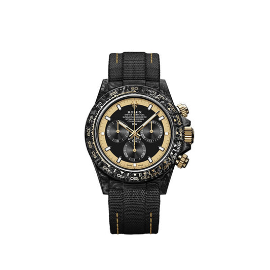 ROLEX Diw Daytona cream invert gold 40mm oyster black