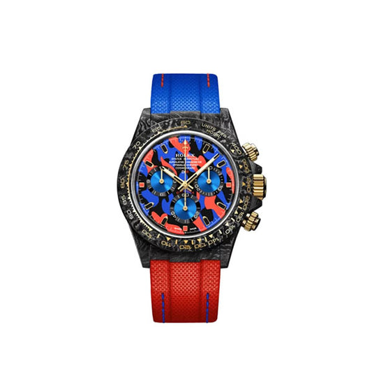 ROLEX Diw Daytona military red 40mm oyster black