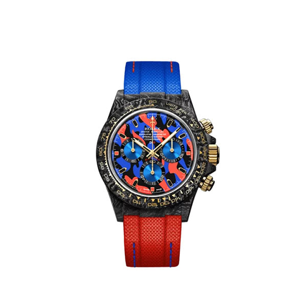 ROLEX Diw Daytona military red 40mm oyster black