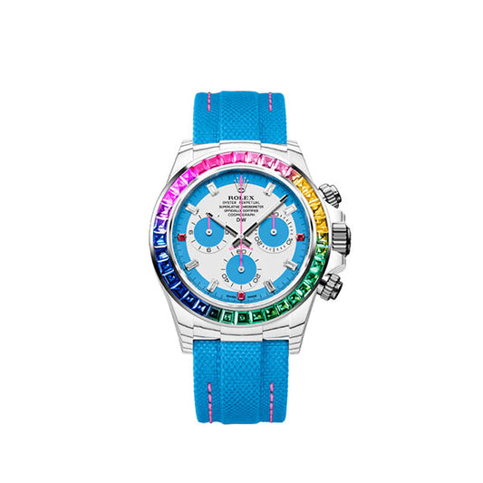 ROLEX Diw Daytona quartz fiber rainbow s 40mm carbon