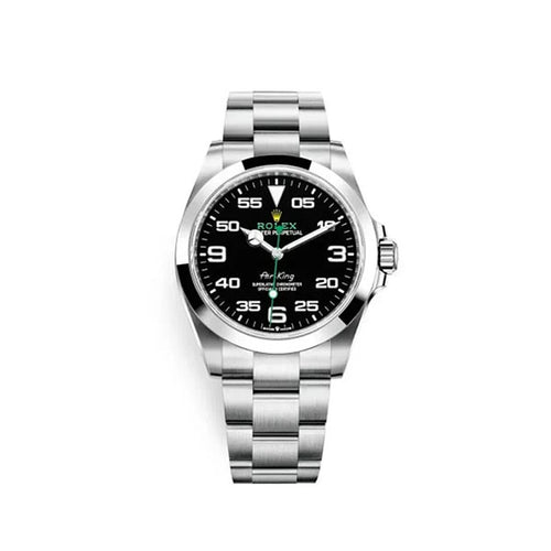 Rolex Air-King 126900 Oyster Perpetual Black 40mm Menâ€™s Watch