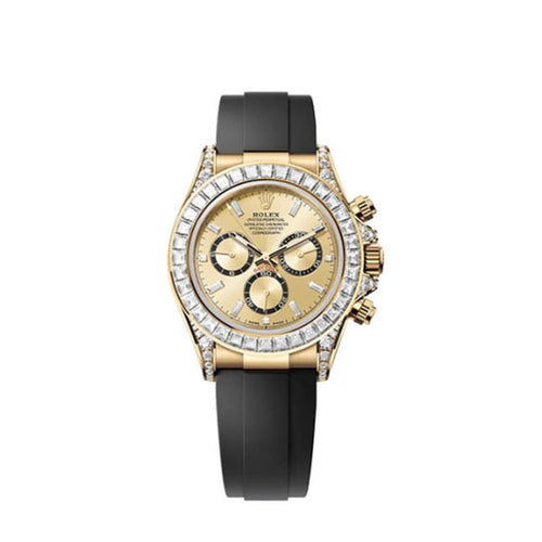 Rolex Cosmograph Daytona Oyster, 40 mm, yellow gold and diamondsReference 126538TBR