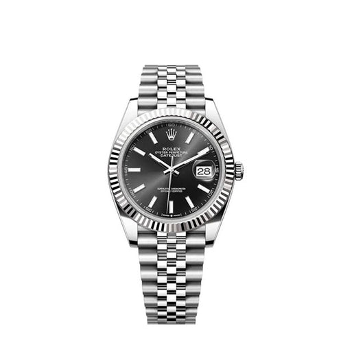 Rolex DATEJUST 41 Oyster, 41 mm, Oystersteel and white gold, M126334-0018