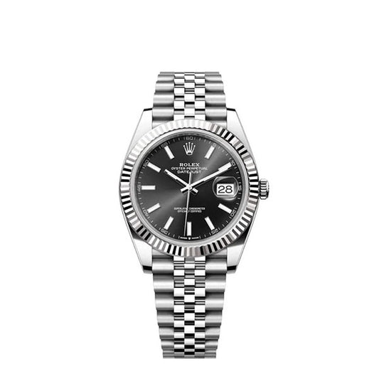 Rolex DATEJUST 41 Oyster, 41 mm, Oystersteel and white gold, M126334-0018