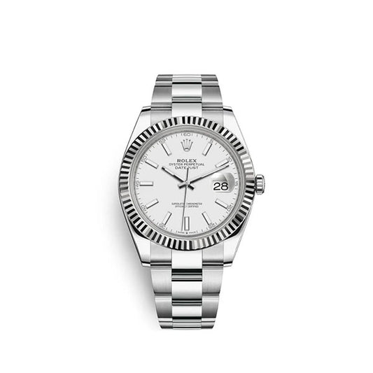 Rolex Datejust 41 White Dial Gold &amp; Steel Men’s Watch M126334-0009