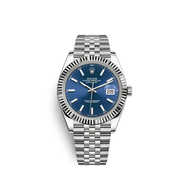 Rolex Datejust M126334-0002 Oyster, 41 mm, Oystersteel and White Gold