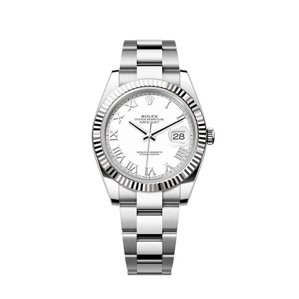 Rolex Datejust M126334-0023 Oyster, 41 mm, Oystersteel and white gold