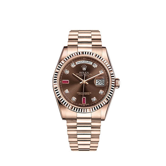 Rolex Day-Date 36 Rose Gold Luxury Watch 118235-0093