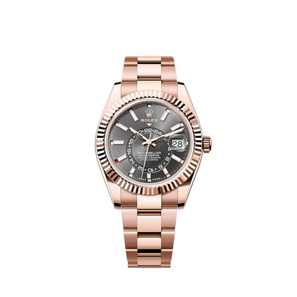 Rolex Sky-Dweller, 42mm, 18k Everose Gold, Ref# 336935-0004