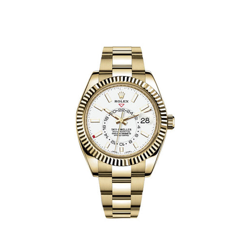 Rolex Sky-Dweller 42mm, 18k Yellow Gold, Ref# 326938-0005