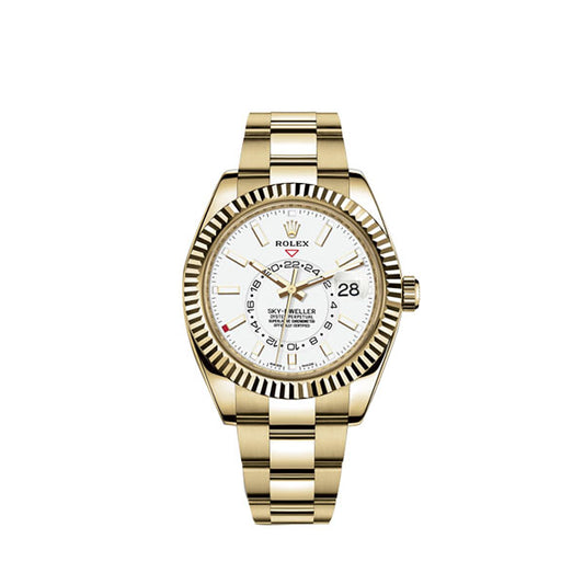 Rolex Sky-Dweller 42mm, 18k Yellow Gold, Ref# 326938-0005
