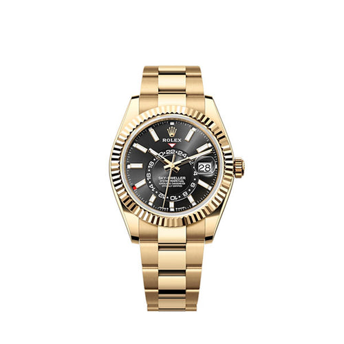 Rolex Sky-Dweller, 42mm, 18k Yellow Gold, Ref# 336938-0002
