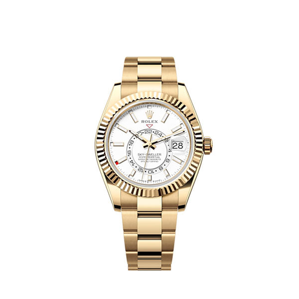 Rolex Sky-Dweller, 42mm, 18k Yellow Gold, Ref# 336938-0003