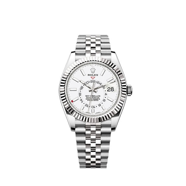 Rolex Sky-Dweller 42mm, Oystersteel and 18k White Gold, Ref# 326934-0002