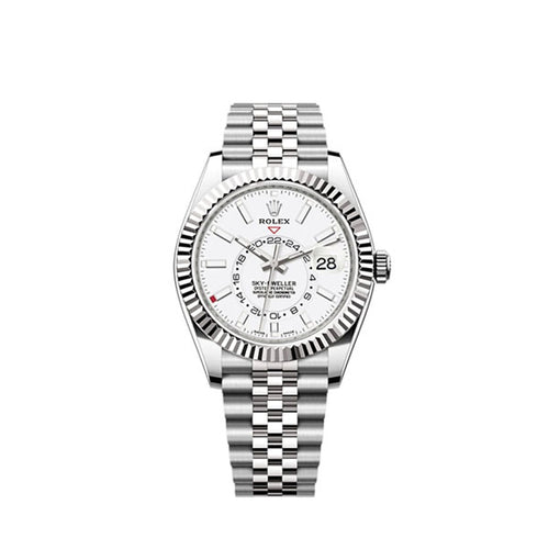 Rolex Sky-Dweller 42mm, Oystersteel and 18k White Gold, Ref# 326934-0002