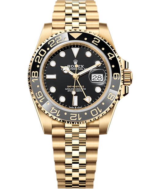 GMT-Masterll Oyster, 40 mm, yellow gold