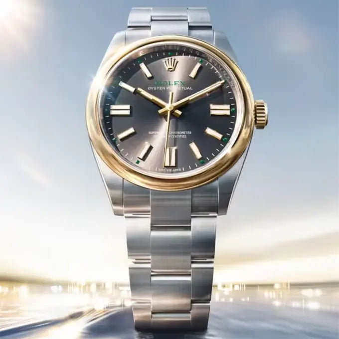 Rolex Oyster Perpetual 41 Slate Dial Oystersteel & Yellow Gold – Ref. 134303-0001