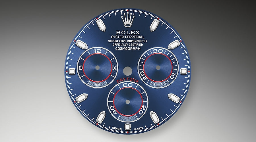 ROLEX COSMOGRAPH DAYTONA WHITE GOLD BLUE DIAL 116509