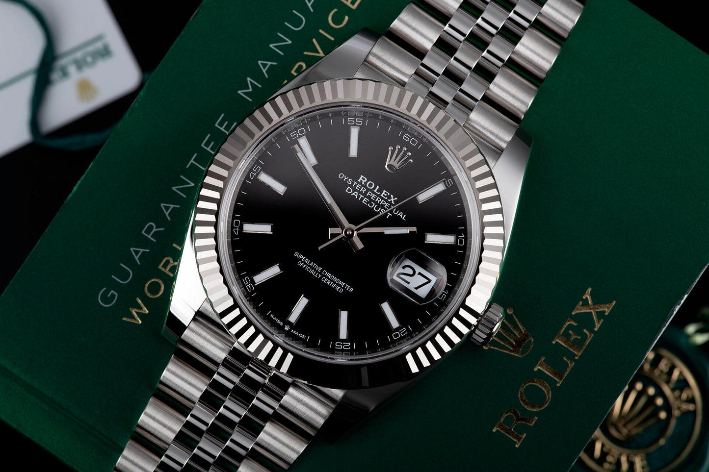 Rolex DATEJUST 41 Oyster, 41 mm, Oystersteel and white gold, M126334-0018