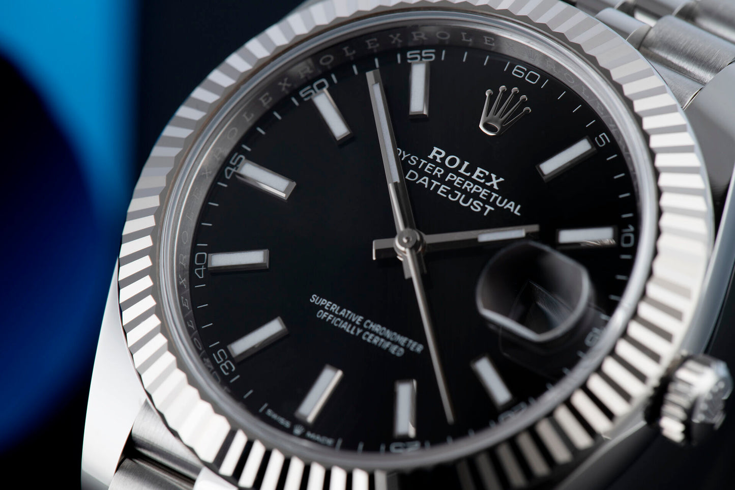 Rolex DATEJUST 41 Oyster, 41 mm, Oystersteel and white gold, M126334-0018