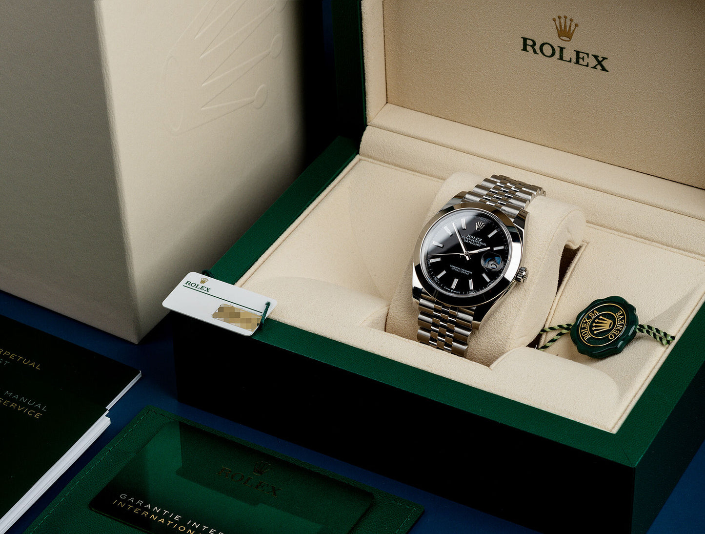 Rolex DATEJUST 41 Oyster, 41 mm, Oystersteel and white gold, M126334-0018
