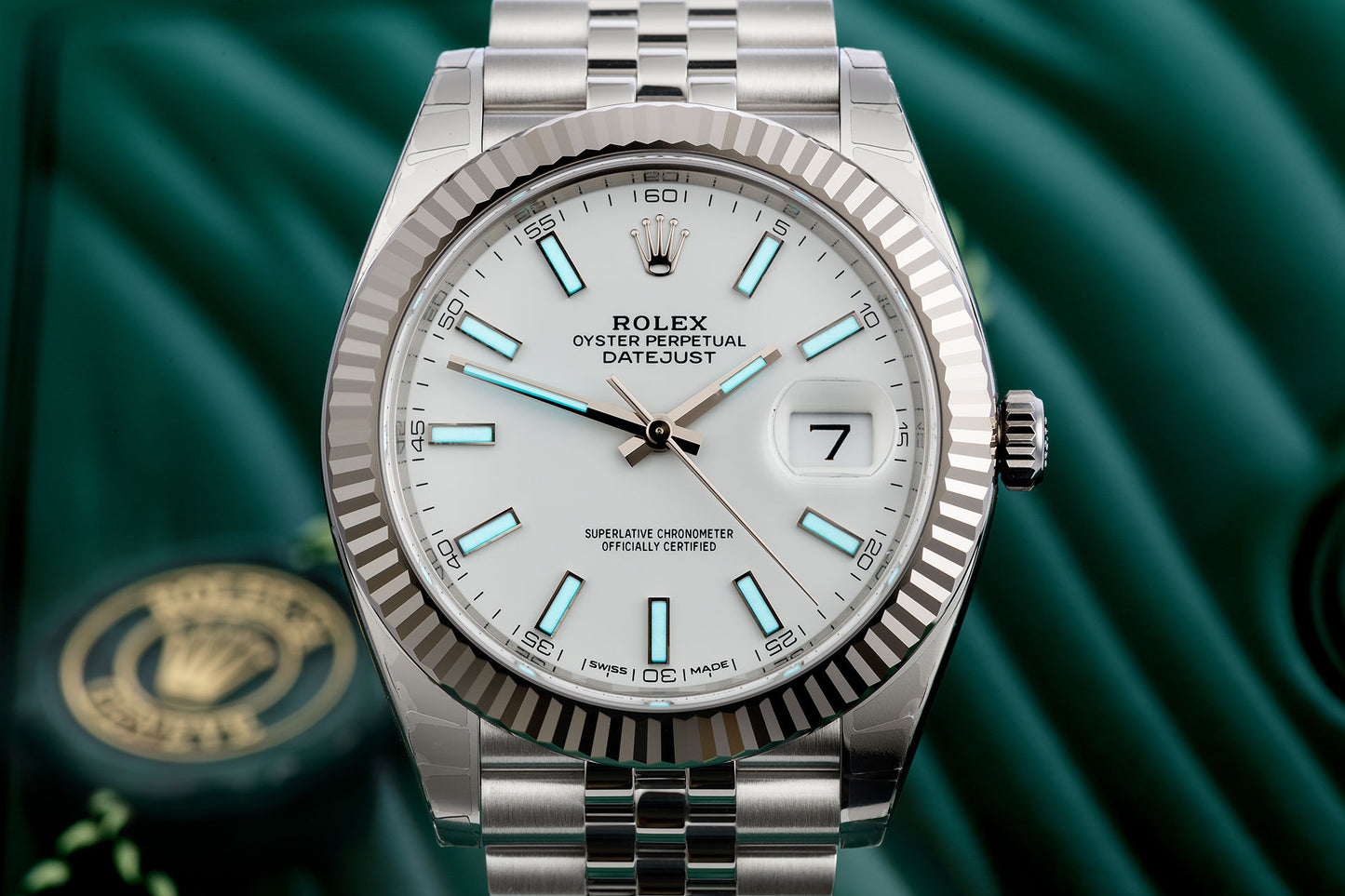 Rolex Datejust 41 White Dial Gold &amp; Steel Men’s Watch M126334-0009