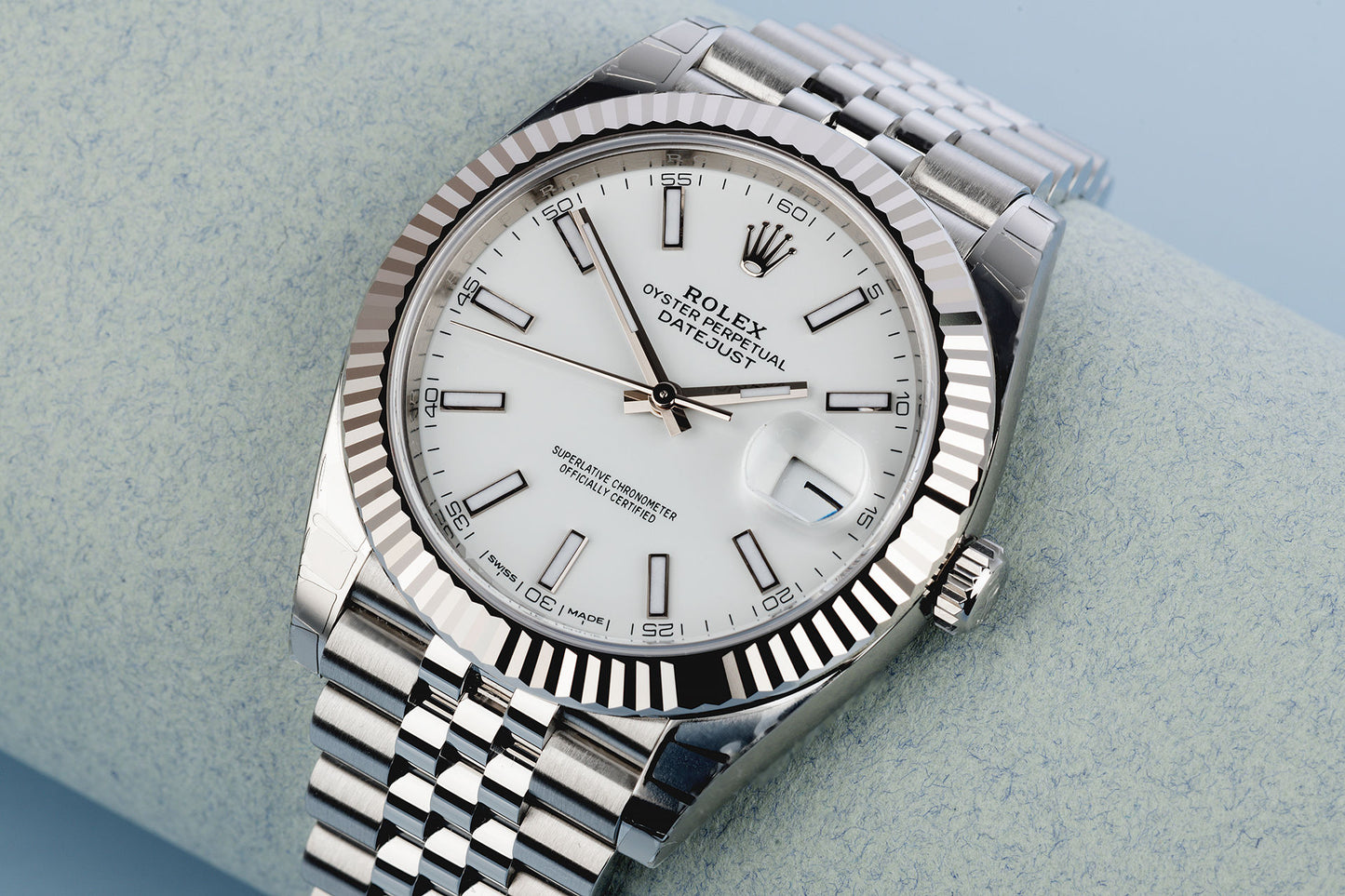 Rolex Datejust 41 White Dial Gold &amp; Steel Men’s Watch M126334-0009
