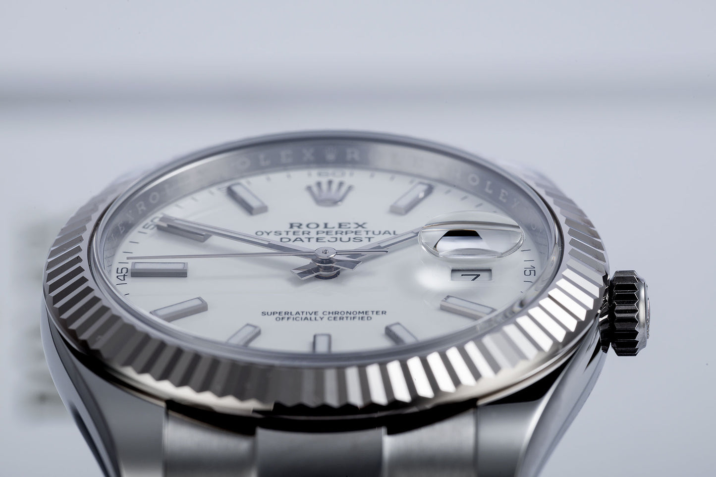 Rolex Datejust 41 White Dial Gold &amp; Steel Men’s Watch M126334-0009