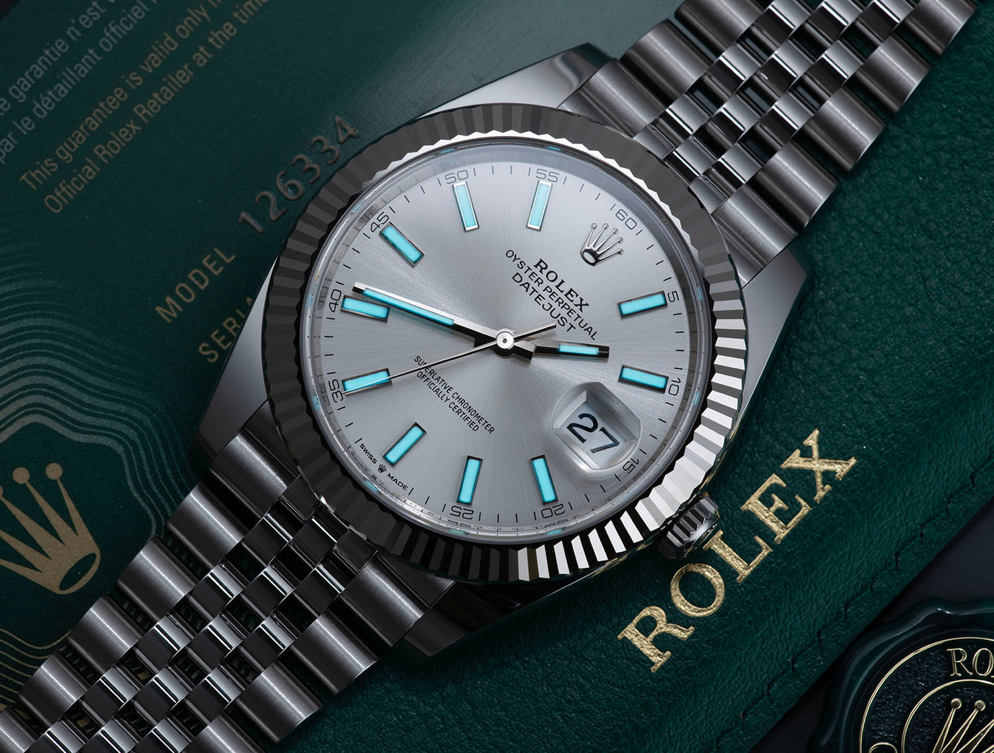 Rolex Datejust 41 White Dial Gold &amp; Steel Men’s Watch M126334-0009