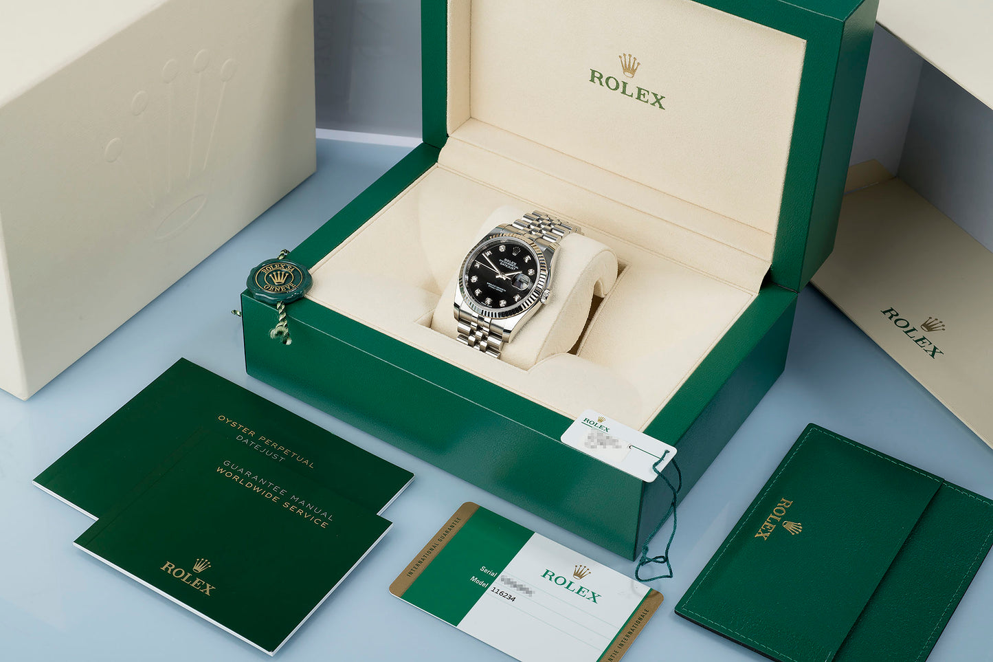 ROLEX Datejust M126334-0006 Oyster, 41 mm, Oystersteel and white gold