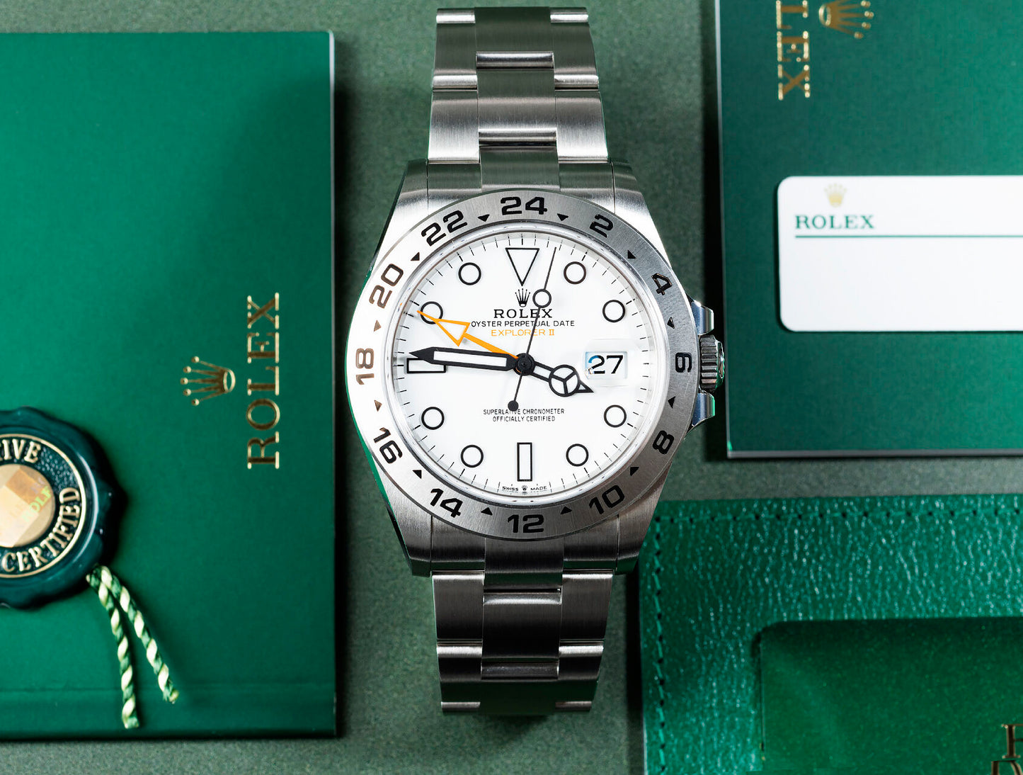 Rolex Explorer II Oyster, 42 mm, Oystersteel m216570-0001