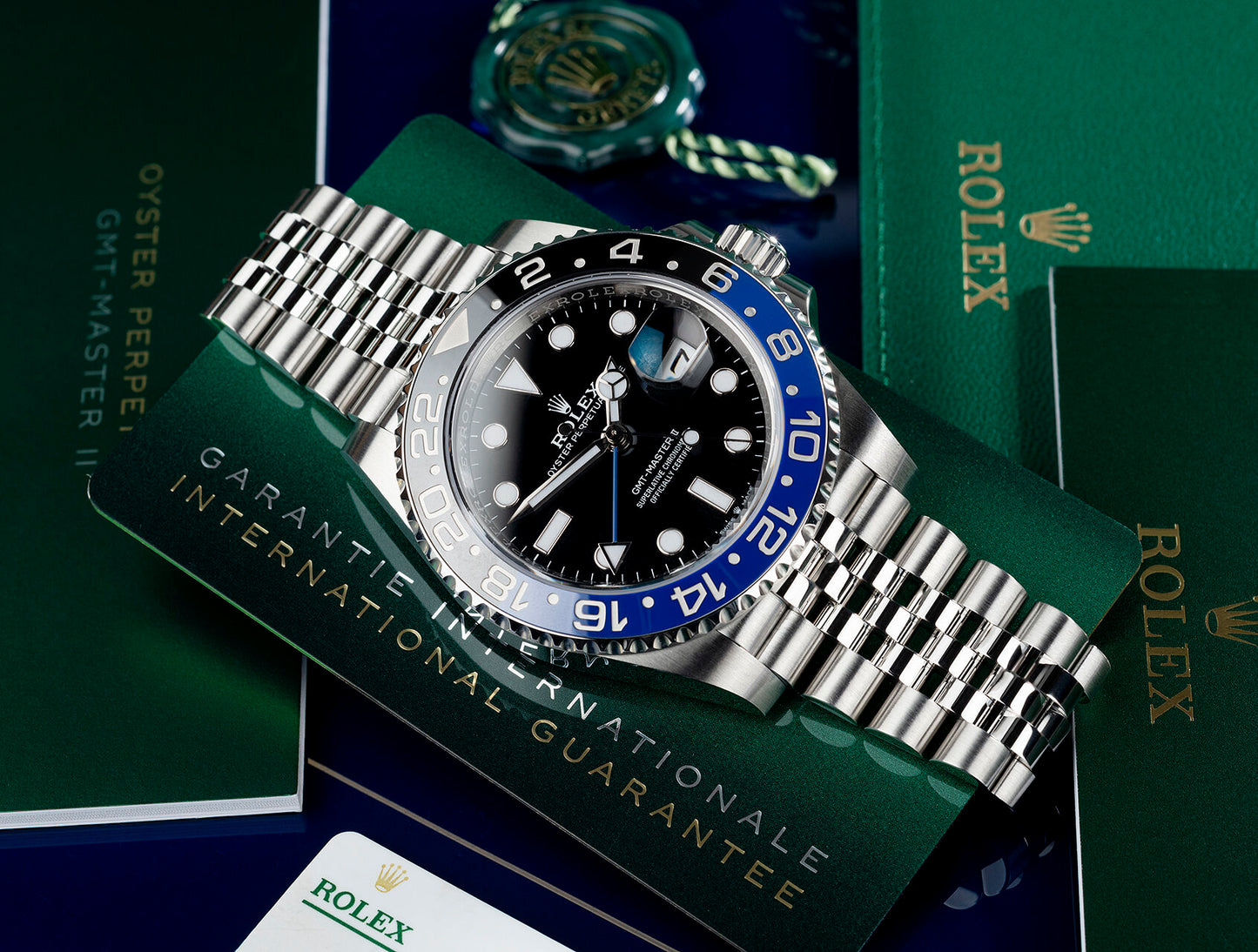 Rolex GMT-Master II Batman Jubilee Men’s Watch 126710BLNR-0002