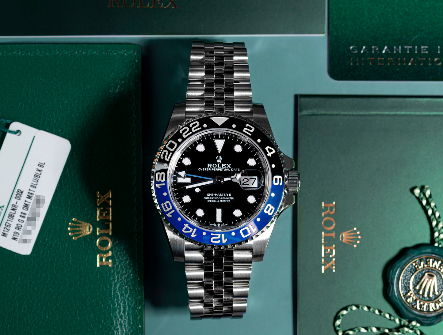 Rolex GMT-Master II Batman Jubilee Men’s Watch 126710BLNR-0002