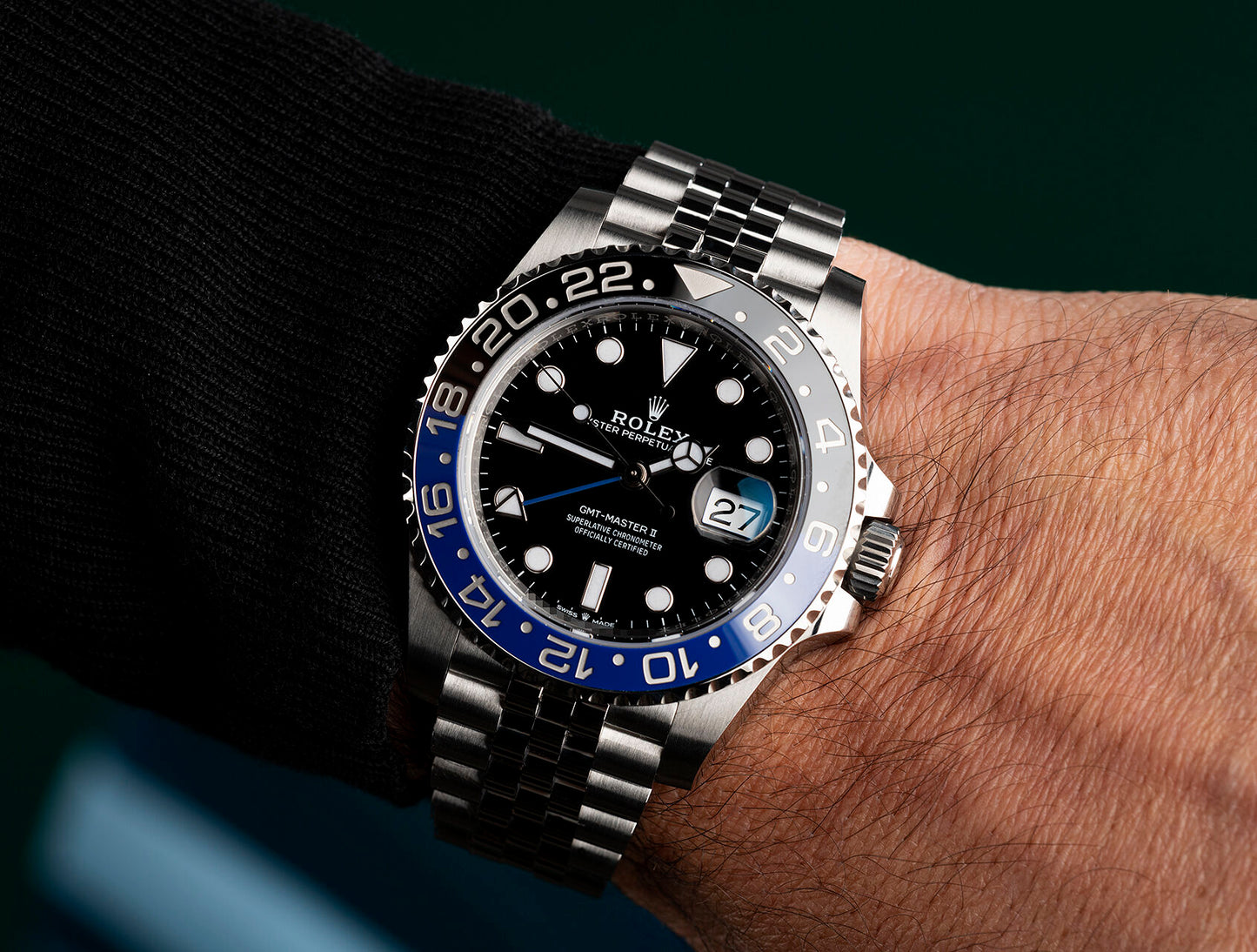 Rolex GMT-Master II Batman Jubilee Men’s Watch 126710BLNR-0002