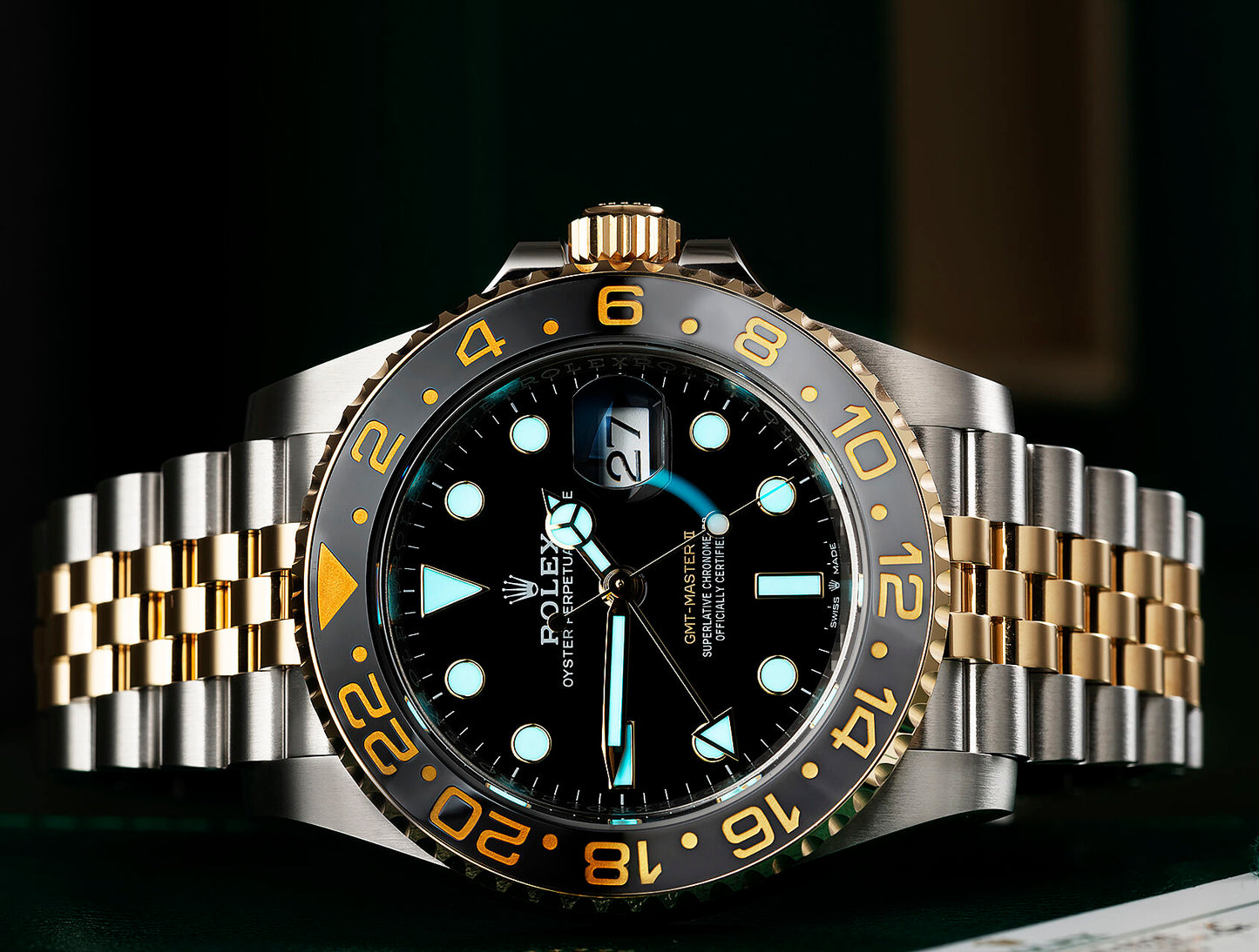 Rolex GMT-Master II M126713GRNR-0001 Oyster, 40 mm, Oystersteel and yellow gold