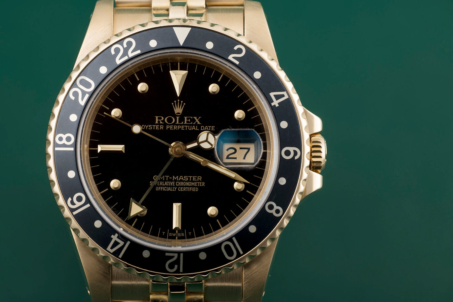 Rolex GMT-Master II M126718GRNR-0001 Oyster, 40 mm, yellow gold