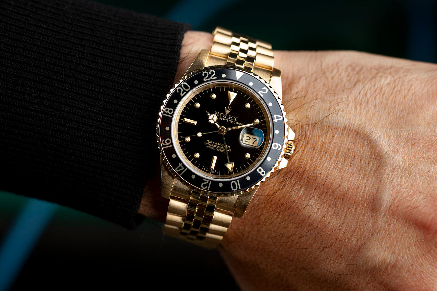 Rolex GMT-Master II M126718GRNR-0001 Oyster, 40 mm, yellow gold