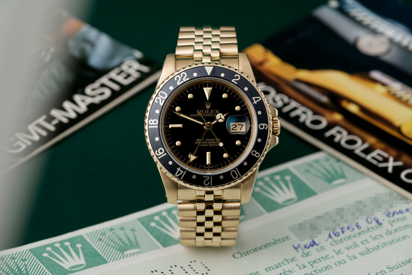 Rolex GMT-Master II M126718GRNR-0001 Oyster, 40 mm, yellow gold