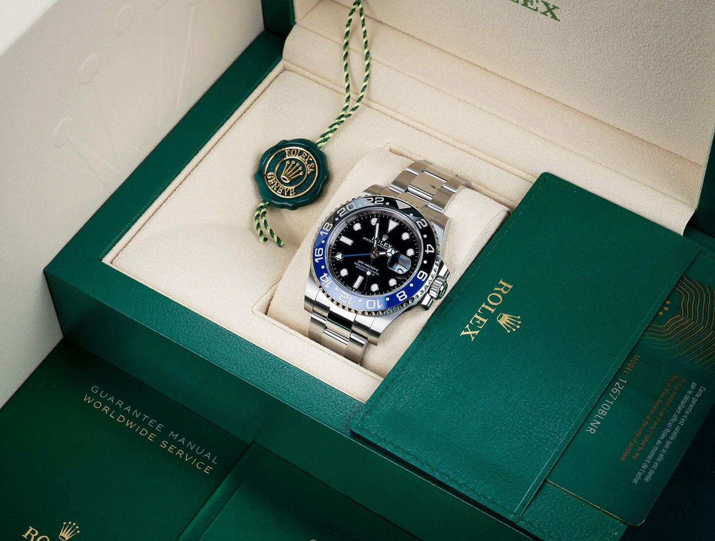 Rolex GMT-Master II Oyster 40 mm Oystersteel 126710BLNR-0003 New