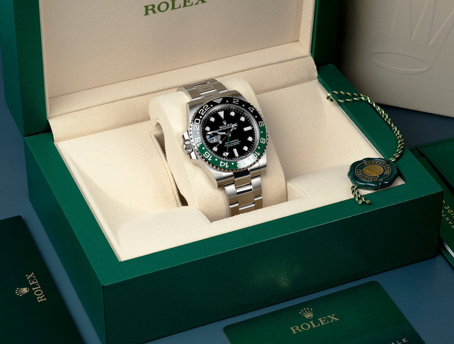 Rolex GMT-Master II Oystersteel Lefty Men’s Watch 126720VTNR-0001