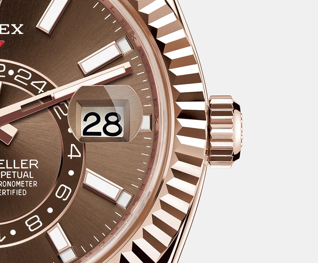 Rolex Sky-Dweller 40.5mm, 18k Everose Gold, Ref# 326935-0006