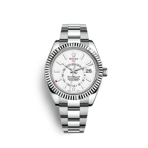 Rolex Sky-Dweller 42mm, Oystersteel and 18k White Gold, Ref# 326934-0001