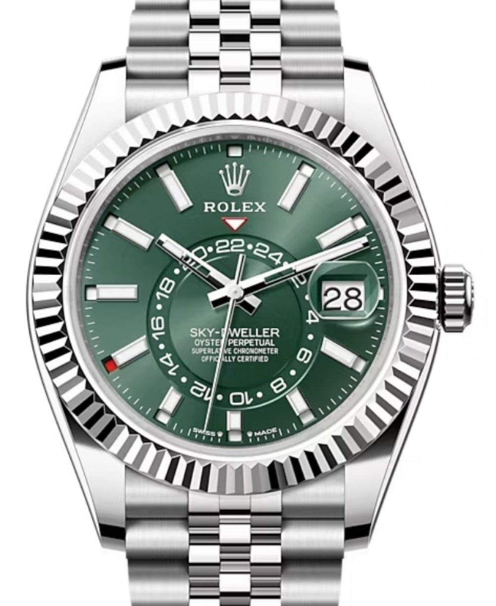 Rolex Sky-Dweller Green Dial Automatic 42mm Men’s Watch 336934-0001