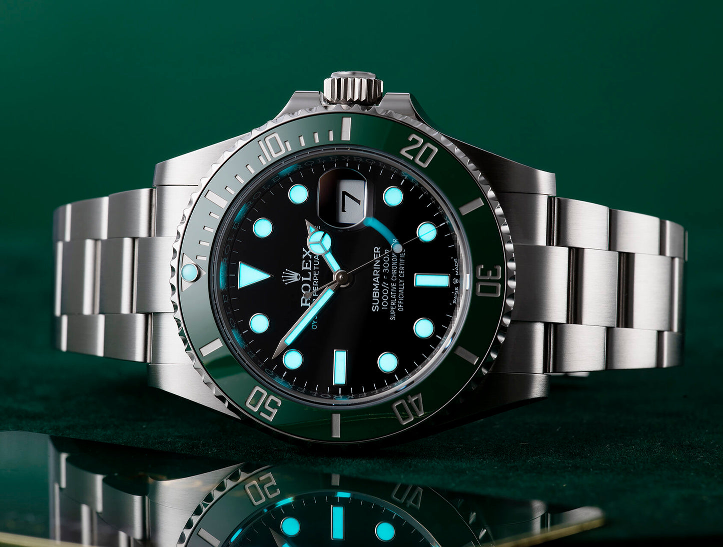 Rolex Submariner Date Oyster, 41 mm, Oystersteel m126610lv-0002 “Starbucks”
