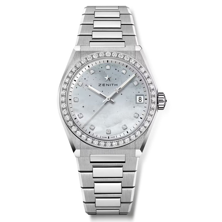 Zenith Defy Midnight Mother of Pearl Diamond Bezel – 16.9200.670/03.MI001